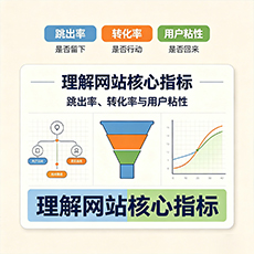 莲花建站-理解网站核心指标：跳出率、转化率与用户粘性