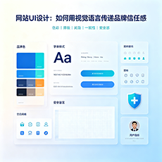 萍乡建站-网站UI设计：如何用视觉语言传递品牌信任感